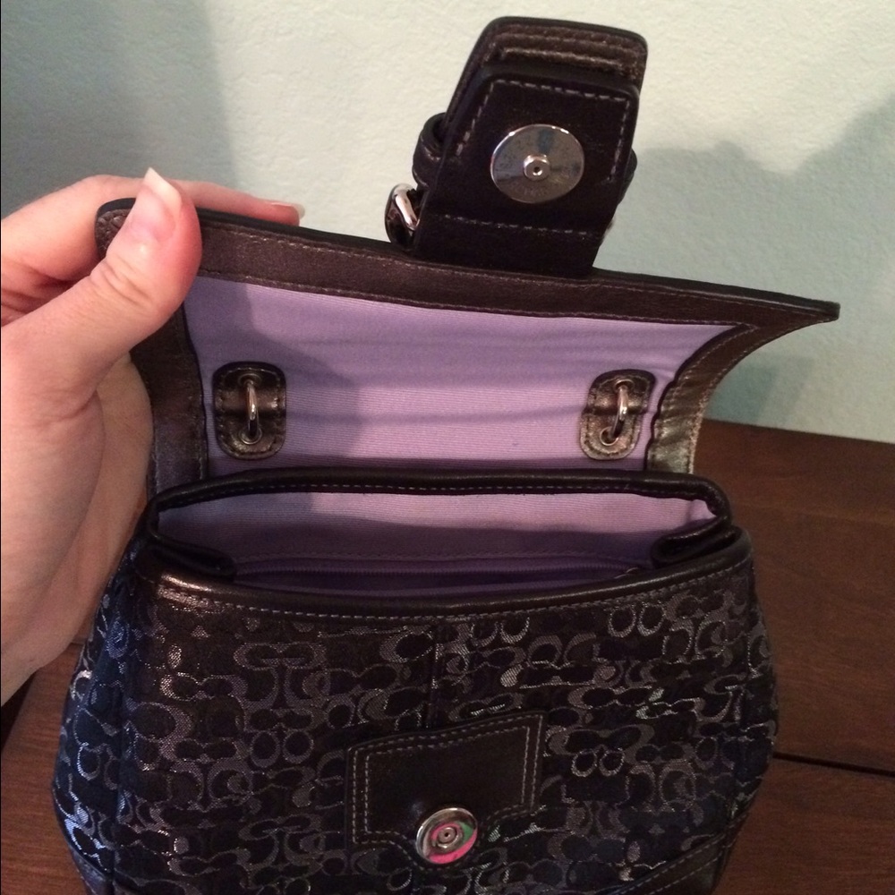Coach Limited Edition Madison Evening Bag with Metallic Jacquard & Leather Trim - Picture 4 of 8